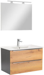 Leziter Mobilier complet de baie Vario Trim 80 antracit-stejar (Vario051-k)