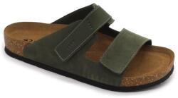 LEON 4704 LEON Comfort férfi bőr papucs (LEON6596-zöld42)