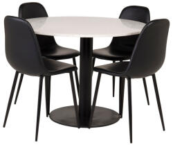  Étkezőgarnitúra Dallas 1109 (Fekete)