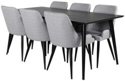  Étkezőgarnitúra Dallas 2599 (Fekete)