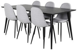  Étkezőgarnitúra Dallas 2577 (Fekete)