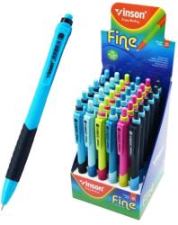 Vinson Golyóstoll nyomógombos 0, 7mm Vinson 5237 Fine vegyes displ 36 db/display - mystock