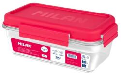 MILAN élelmiszerdoboz 1, 2 l Tritán - rózsaszín