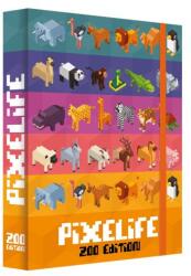 Junior A4 Jumbo MAX jegyzetfüzettartó doboz - Pixelife Zoo Edition