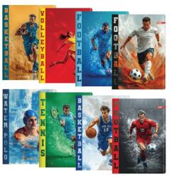 Junior Jegyzetfüzet A5, vonalas, 544 lap, 40 lap, Exkluzív "Sport