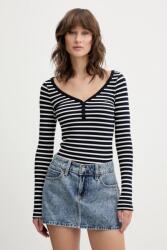 Tommy Hilfiger hosszú ujjú sötétkék, DW0DW20903 - sötétkék XL
