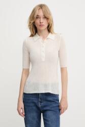 BOSS Orange gyapjú póló - bézs M