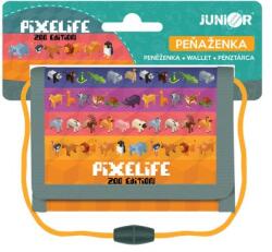 JUNIOR Gyerek textil pénztárca JUNIOR S8 - Pixelife Zoo Edition
