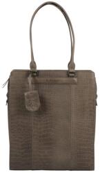 Burkely keki / krokkómintás nagy bőr női válltáska 1000231.29. 12