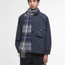 Barbour Galingale Tartan Scarf - Grey Midnight Tartan