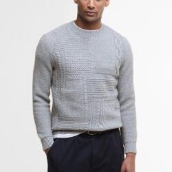 Barbour Casey Cable-Knit Crew Neck Jumper - Light Grey - M