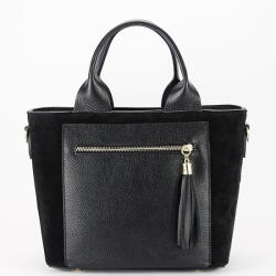 SOFILINE Geanta neagra medie din piele naturala 1918 M9 (1918BLACK)