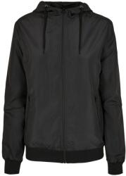 Build Your Brand Windbreaker damă Recycled - Neagră / neagră | M (BY147-1000314727)