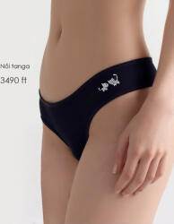 Dollcini Dollcini, Tanga női bugyi, Cicamintás női bugyi, 95% Pamut + Spandex, Többszínű, 6 db-os Csomag - L (ZZC_53622_L)