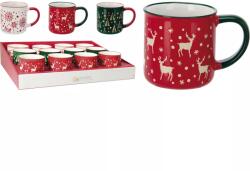 Gastro Ceașcă cu toartă Crăciun, ceramică, modele variate, înălțime: 80 mm, lungime: 110 mm