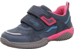 Superfit adidași pentru fete STORM Blau/Pink 1-006391-8010 | încălțăminte pentru copii cu închidere cu Velcro | căptușeală textilă respirabilă - 38