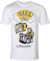 ROCK OFF Tricou bărbați Green Day - Longview - WHT - ROCK OFF - GDTS24MW
