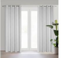 EUROFIRANY Aleta zsenília sötétítő függöny Ezüst 135x250 cm