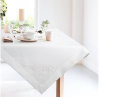 EUROFIRANY Bari terítő elegáns díszítéssel Fehér 85x85 cm