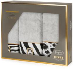 Eurofirany Eva22 3Db-os pamut törölköző szett Ezüst