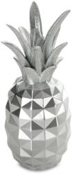 EUROFIRANY Ananász dekoráció Ezüst 10x10x25 cm