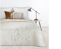 EUROFIRANY Luiz bársony ágytakaró Krémszín 170x210 cm