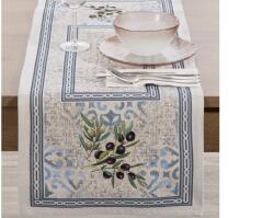 EUROFIRANY Mediterrán stílusú gobelin terítő Natúr 45x140 cm +/-5%