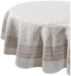 EUROFIRANY Summer10 natúr színvilágú asztalterítő gally motívumokkal 140 cm Bézs