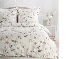 Eurofirany Spring45 pamut-szatén ágyneműhuzat Bézs 220x200 cm - 70x80 cm 2db