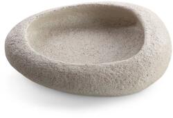 Eurofirany Oscar kő utánzatú dísztál Krémszín 25x22x6 cm