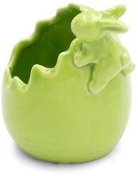 EUROFIRANY Élénk zöld húsvéti dekoráció Zöld 9x8x10 cm
