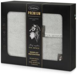 Eurofirany Venus 3Db-os pamut törölköző szett Ezüst