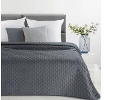 EUROFIRANY Sofia4 bársony ágytakaró Grafit 200 x 220 cm