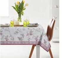 EUROFIRANY Summer6 rózsaszín virágos asztalterítő Natúr 140x180 cm