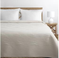 EUROFIRANY Velvet2 bársony ágytakaró Krémszín 220 x 240 cm