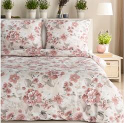 Eurofirany Spring42 pamut-szatén ágyneműhuzat Púder rózsaszín 220x200 cm - 70x80 cm 2db