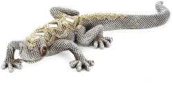 EUROFIRANY Gatos4 gyík figura Ezüst 25x11x5 cm