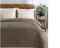 EUROFIRANY Tara elegáns steppelt ágytakaró Barna 170x210 cm