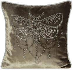 Eurofirany Royal bársony párnahuzat Sötét bézs 45x45 cm