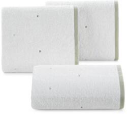 Eurofirany Baby60 menta szivecskés gyerek törölköző Fehér 50x90 cm