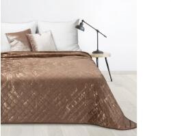 EUROFIRANY Luiz bársony ágytakaró Világosbarna 200x220 cm