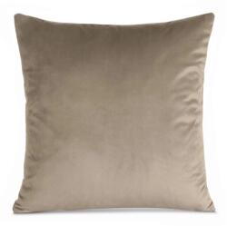Eurofirany Gaja bársony párnahuzat Sötét bézs 45x45 cm