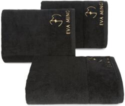 Eurofirany Gaja Eva Minge törölköző Fekete 70x140 cm