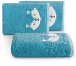 Eurofirany Baby70 rókás fürdőkesztyű gyerekeknek Kék 15x21 cm