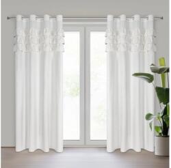 EUROFIRANY Sami fodros dekor függöny Fehér 140x250 cm