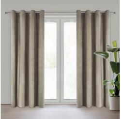 EUROFIRANY Melanie barna sötétítő függöny bársony 140x250 cm