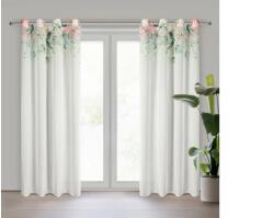 EUROFIRANY Alora dekor függöny Fehér 135x250 cm