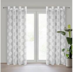 EUROFIRANY Milagros fényáteresztő függöny Fehér 140x250 cm