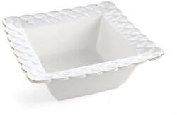 Eurofirany Belia kerámia tál Krémszín 23x23x9 cm