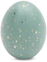 EUROFIRANY Húsvéti dekoráció fényes szemcsékkel Világoszöld 7x7x10 cm